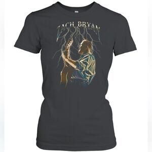 Zach Bryan Lightning New T Shirt, Size Medium